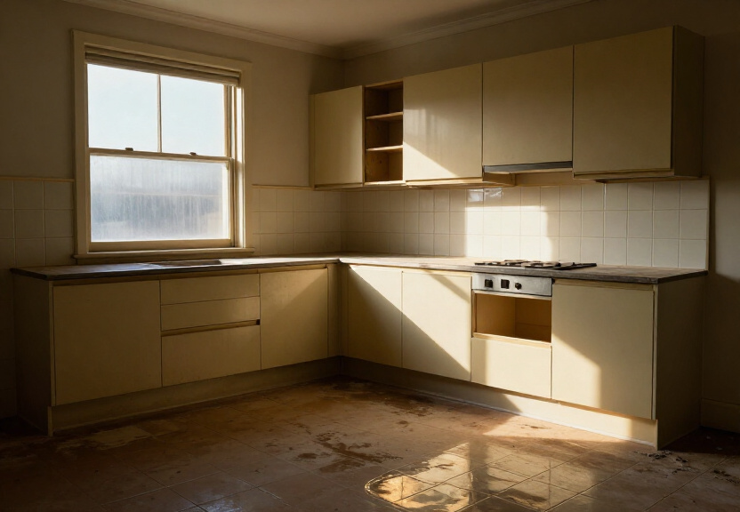 Restored commercial space in Rozelle after water extraction